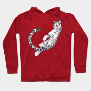 Cozy Bengal Tiger (White) Hoodie